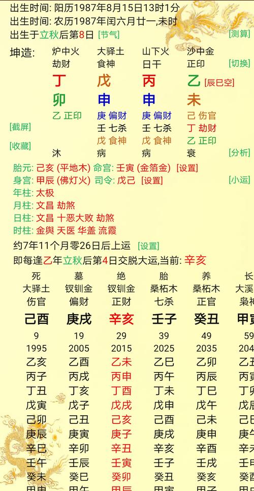 乙未年丁亥月乙未日己卯時