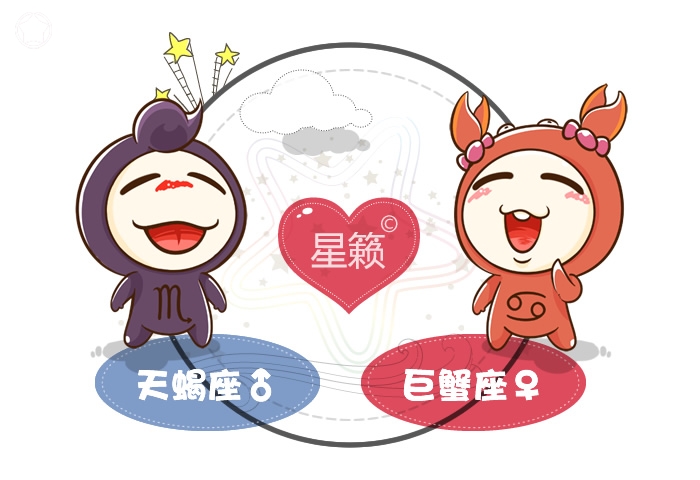 天蠍座和巨蟹座配對指數